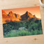 Glowing Sandstone Mountains Photo Print Wall Decor