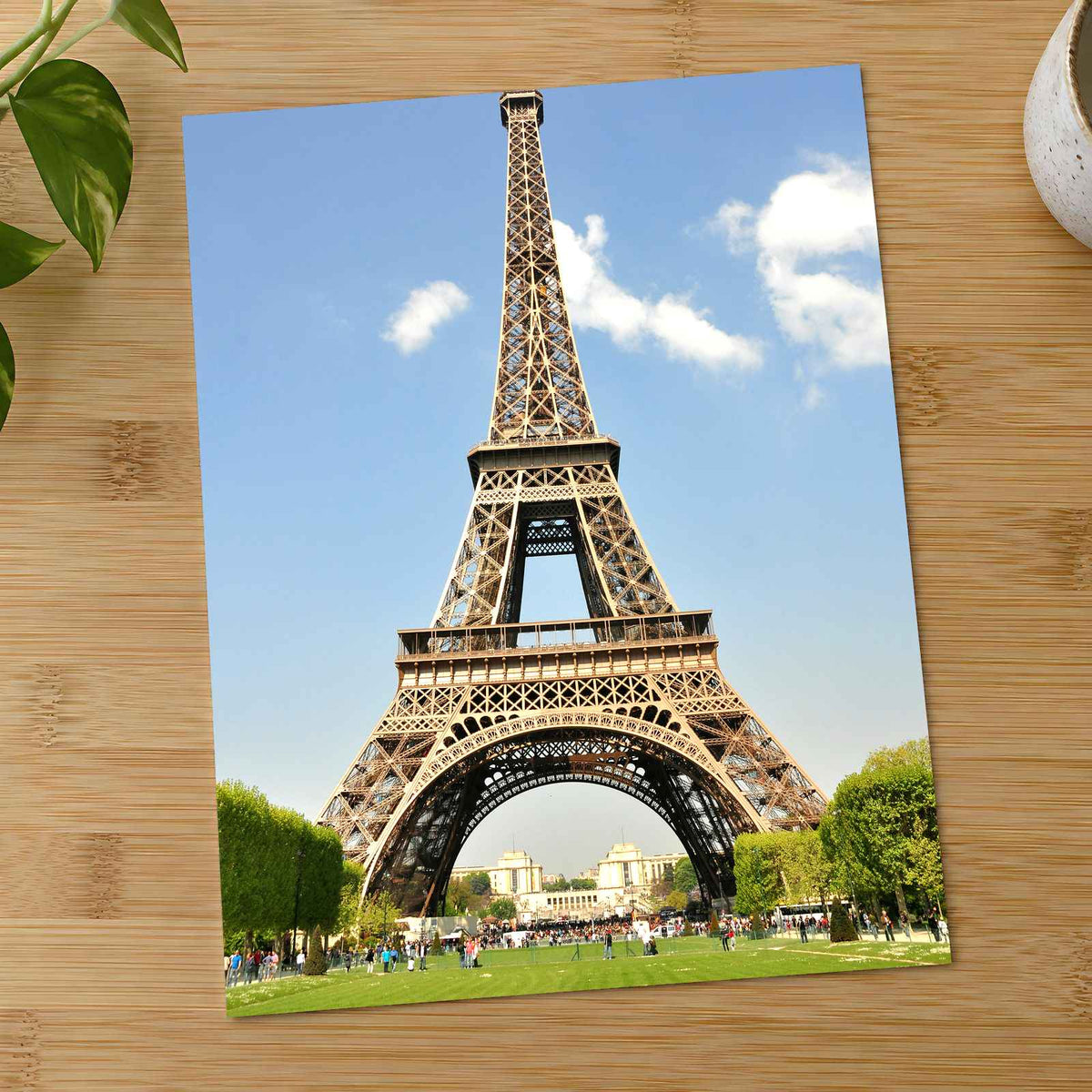 Eiffel Tower Towering Over a Lush Green Park by Margaret Jaszowska Photo Print Wall Decor
