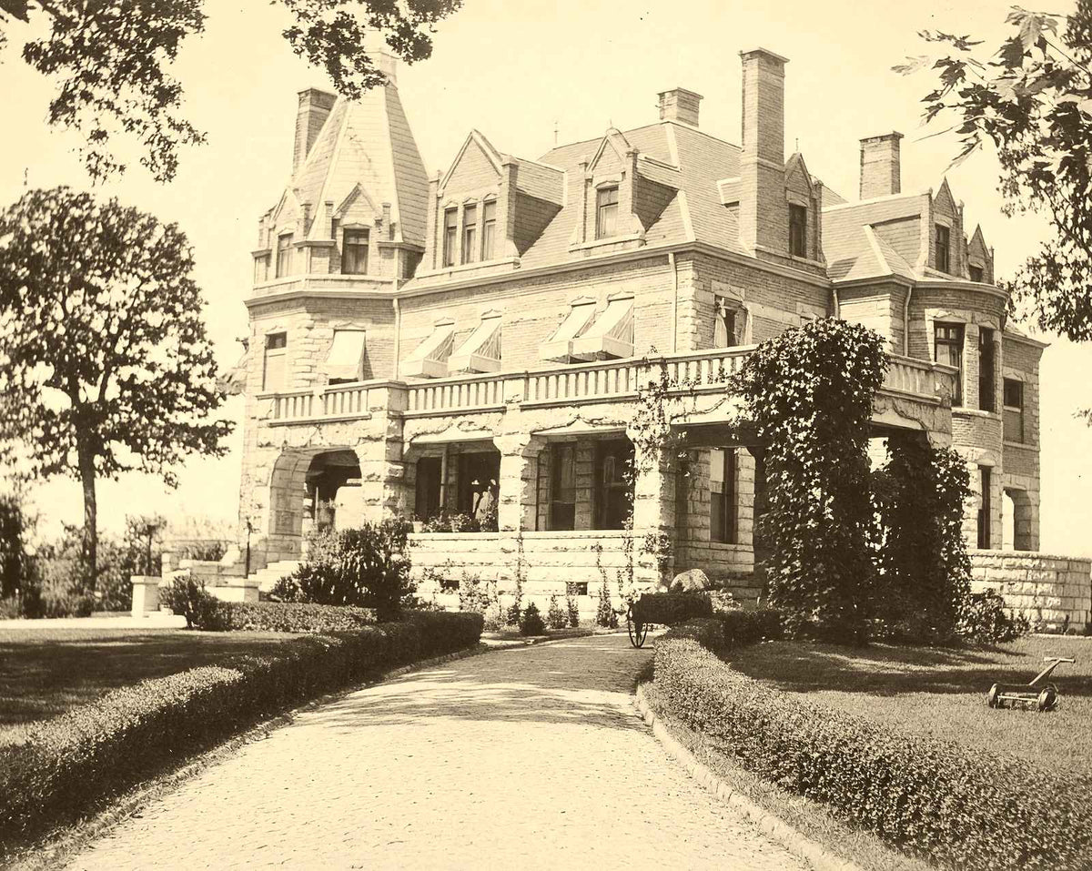 Historic Hambley Residence, Salisbury NC 1905 vintage print