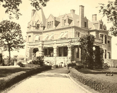 Historic Hambley Residence, Salisbury NC 1905 vintage print
