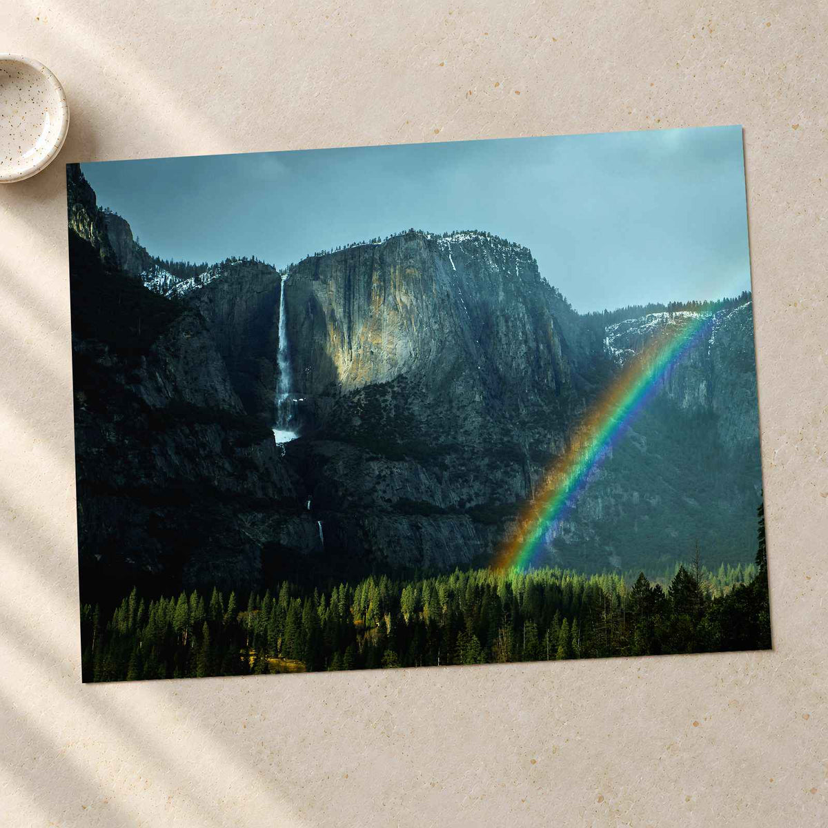 Yosemite National Park Rainbow by Casey Horner Photo Print Wall Decor