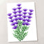 Bunch of Purple Flowers by Riswan Ratta Art Print Wall Decor