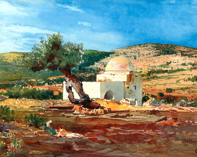 Tomb of Rachel, Jerusalem–Hebron Road 1920 art print