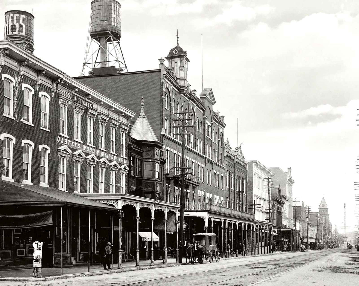 Allentown, PA Hamilton Street East of Ninth vintage photo print
