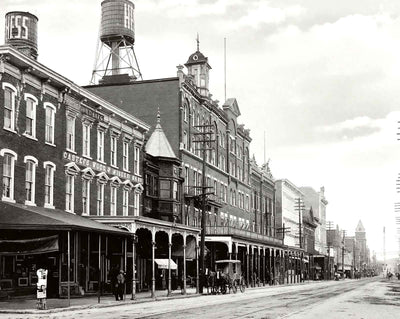 Allentown, PA Hamilton Street East of Ninth vintage photo print