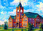 Clarksville High School, Clarksville, TN 1907 art print