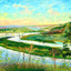 Rock River, Janesville, WI in 1907 art print