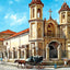 Christ Church, Havana, Cuba in 1913 vintage print