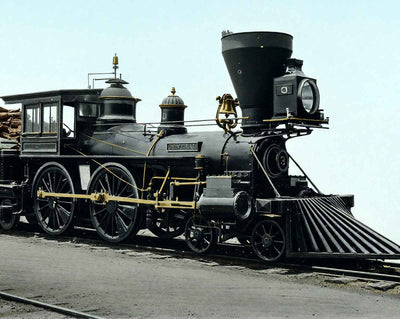 Engine General at Union Depot, Chattanooga vintage print