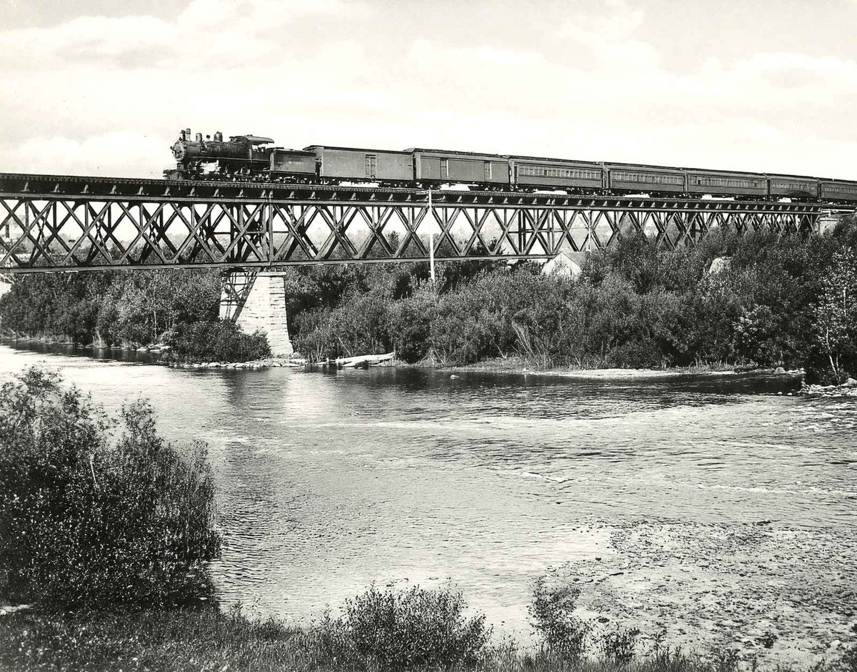 Rock River Railroad Bridge, Janesville WI photo print