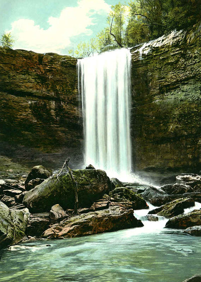 Lula Falls, Lookout Mountain, Chattanooga, TN vintage print