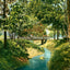 Overton Park, Memphis, TN in 1905 vintage print