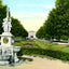 Sunken Gardens Fairmount Park, Philadelphia vintage print