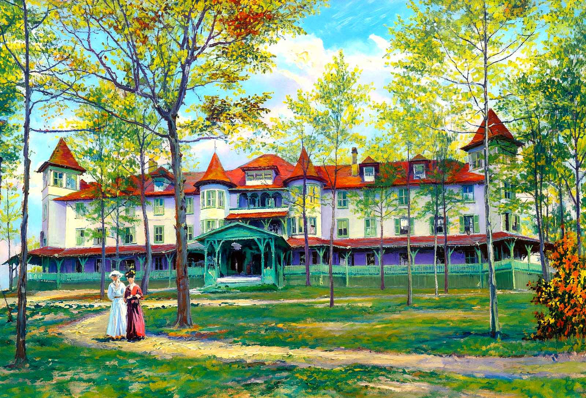 Hotel Wheeler, Hendersonville, NC in 1907 art print