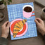 Cup of Coffee and Croissant by Beatriz Camaleão Art Print Wall Decor