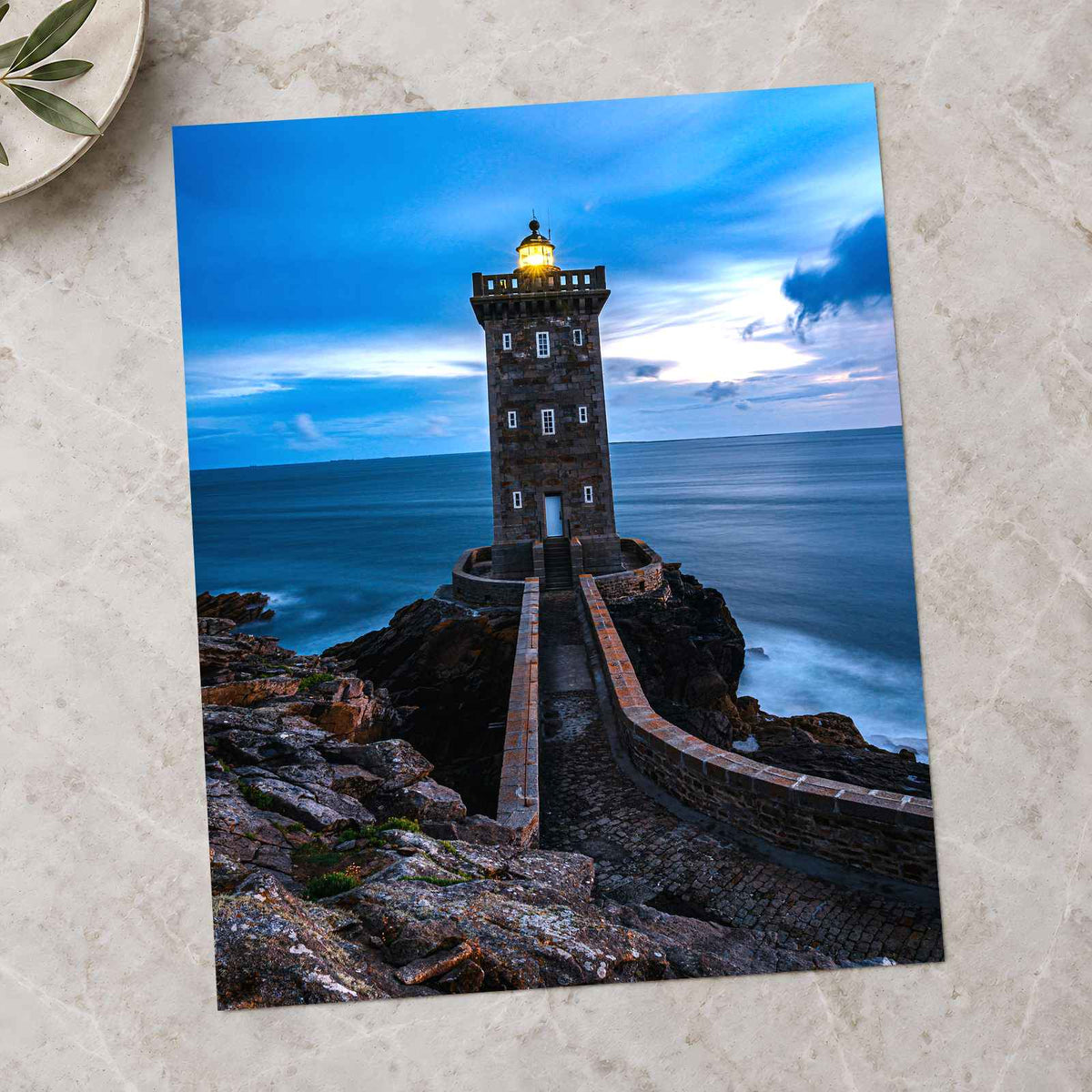 Phare De Kermorvan in Le Conquet (Lighthouse) by Petr Slováček Photo Print Wall Decor