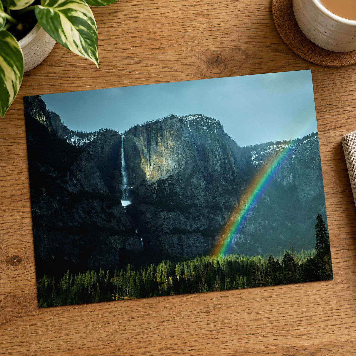 Yosemite National Park Rainbow by Casey Horner Photo Print Wall Decor