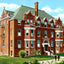 Barbara Blount Building, UT Knoxville, TN vintage print