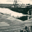 Freighter Launch at Superior WI Ship Yards vintage print