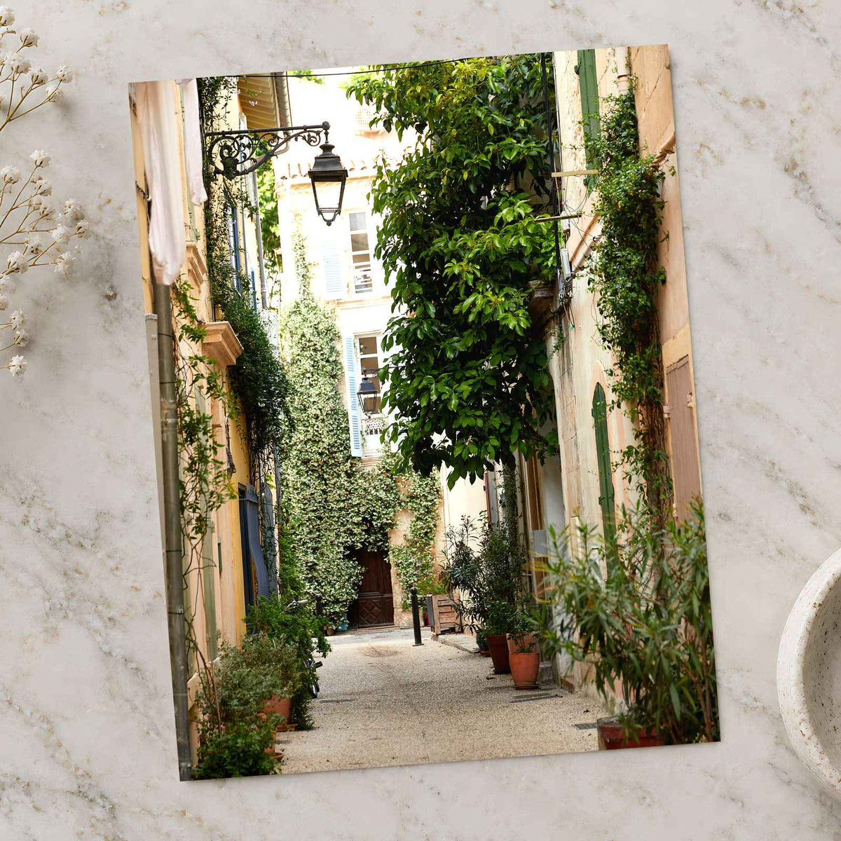 Arles Narrow Alley in France by Olivie Strauss Photo Print Wall Decor