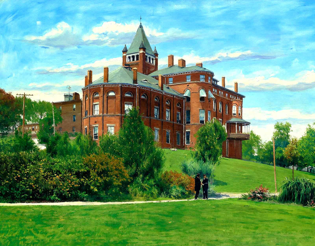 Science Hall, UT Knoxville, TN in 1907 art print