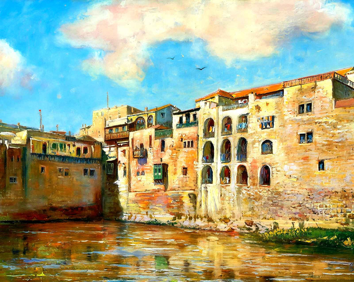 Pool of Hezekiah, Jerusalem art print