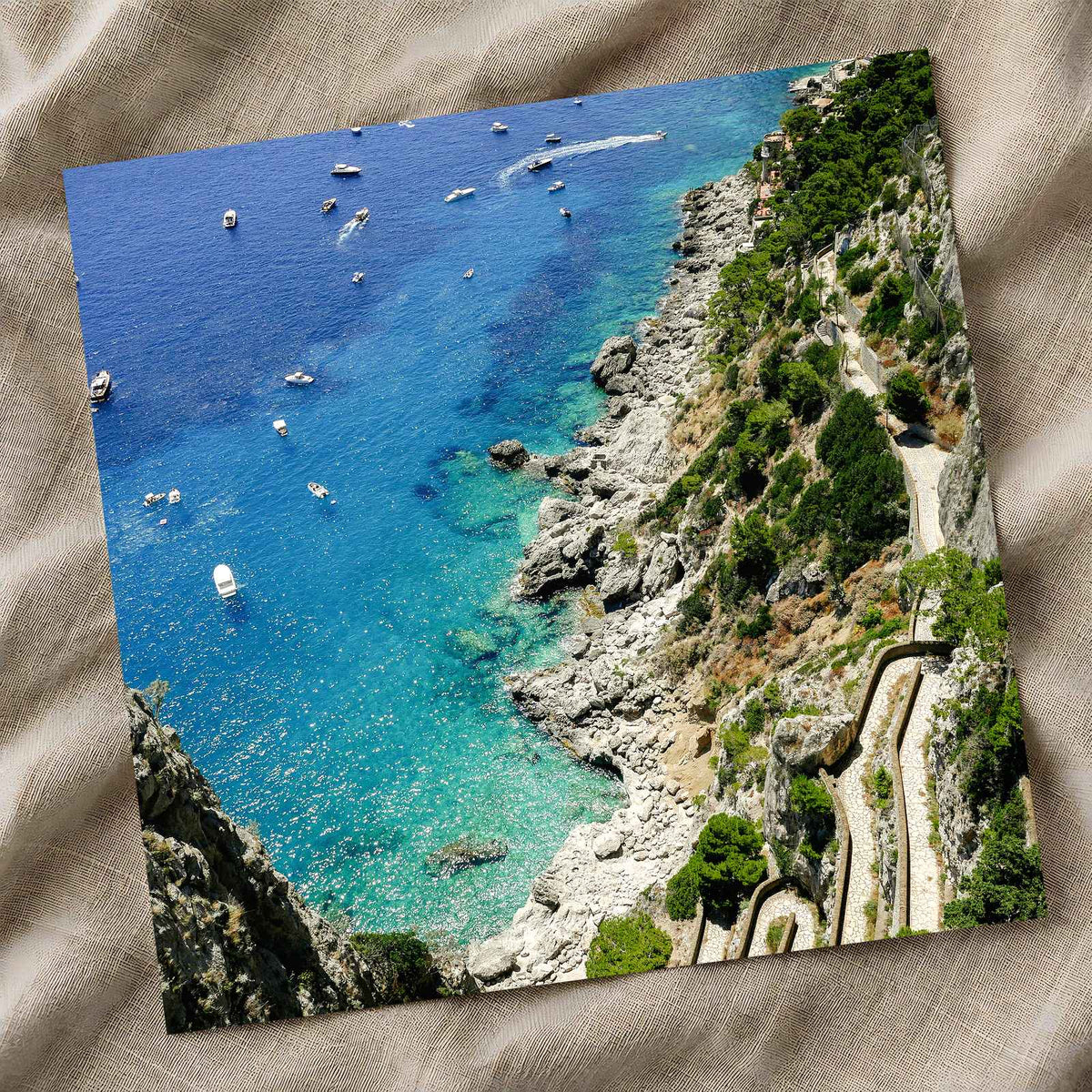 Capri in Metropolitan City of Naples by Giulia Squillace Photo Print Wall Decor