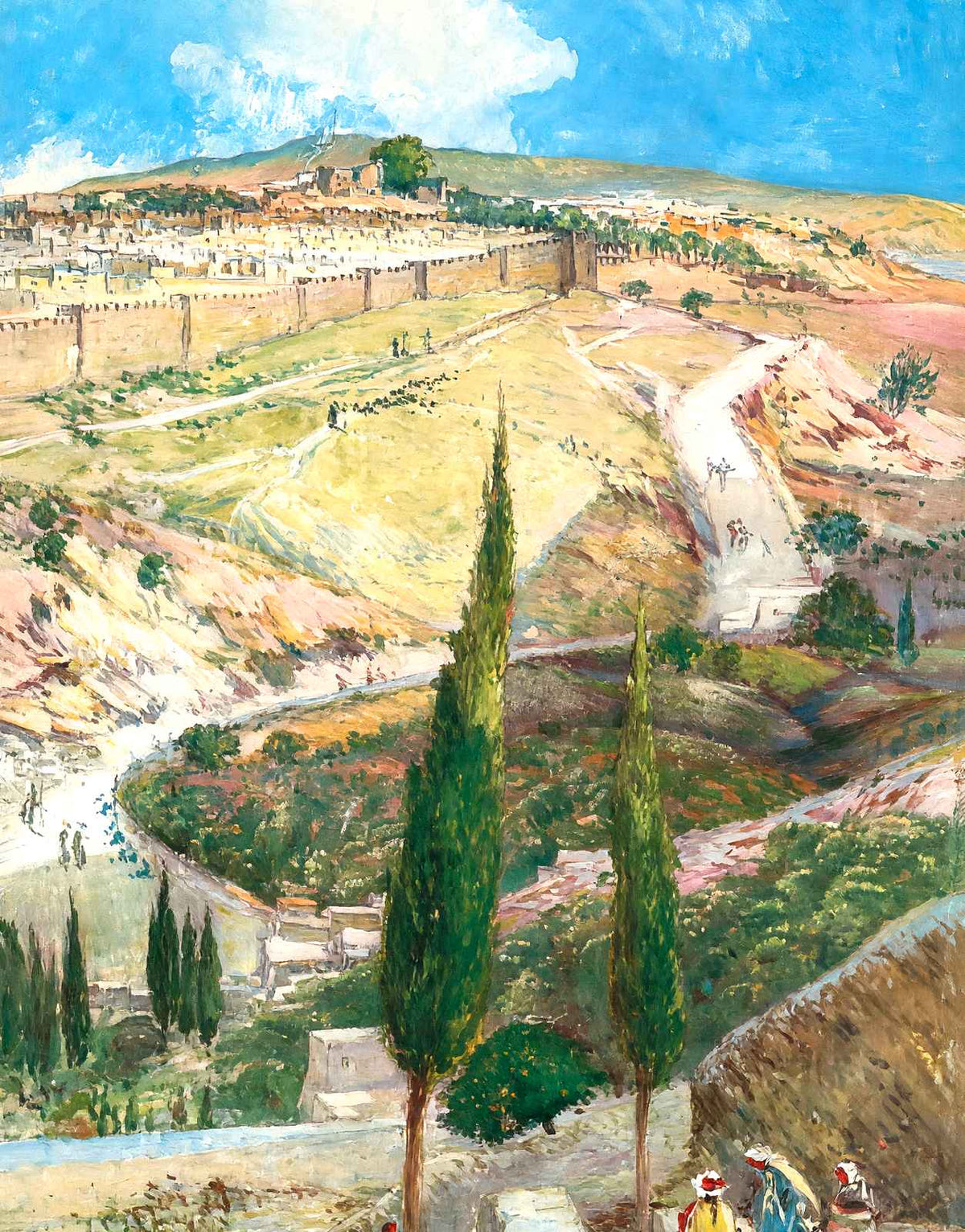 Jerusalem from Mount of Olives art print