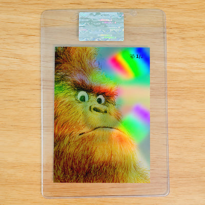 Bigfoot Card Close-Up Pencil Portrait 2026 GleeBeeCo Holo Creatures 1/1