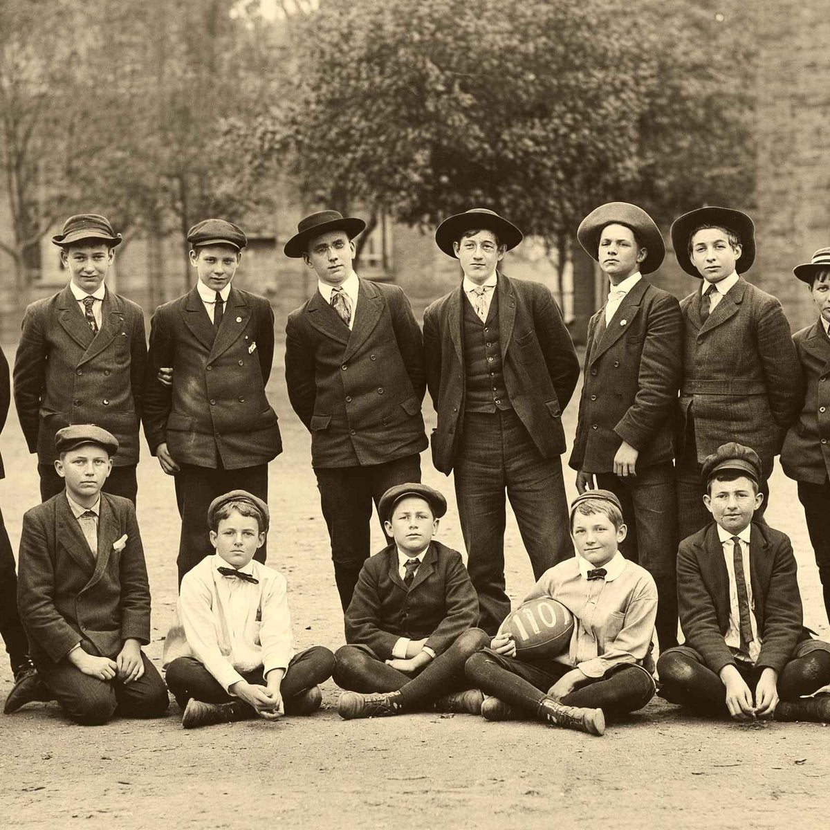Historic 8th Grade Football Team Salisbury NC vintage photo print