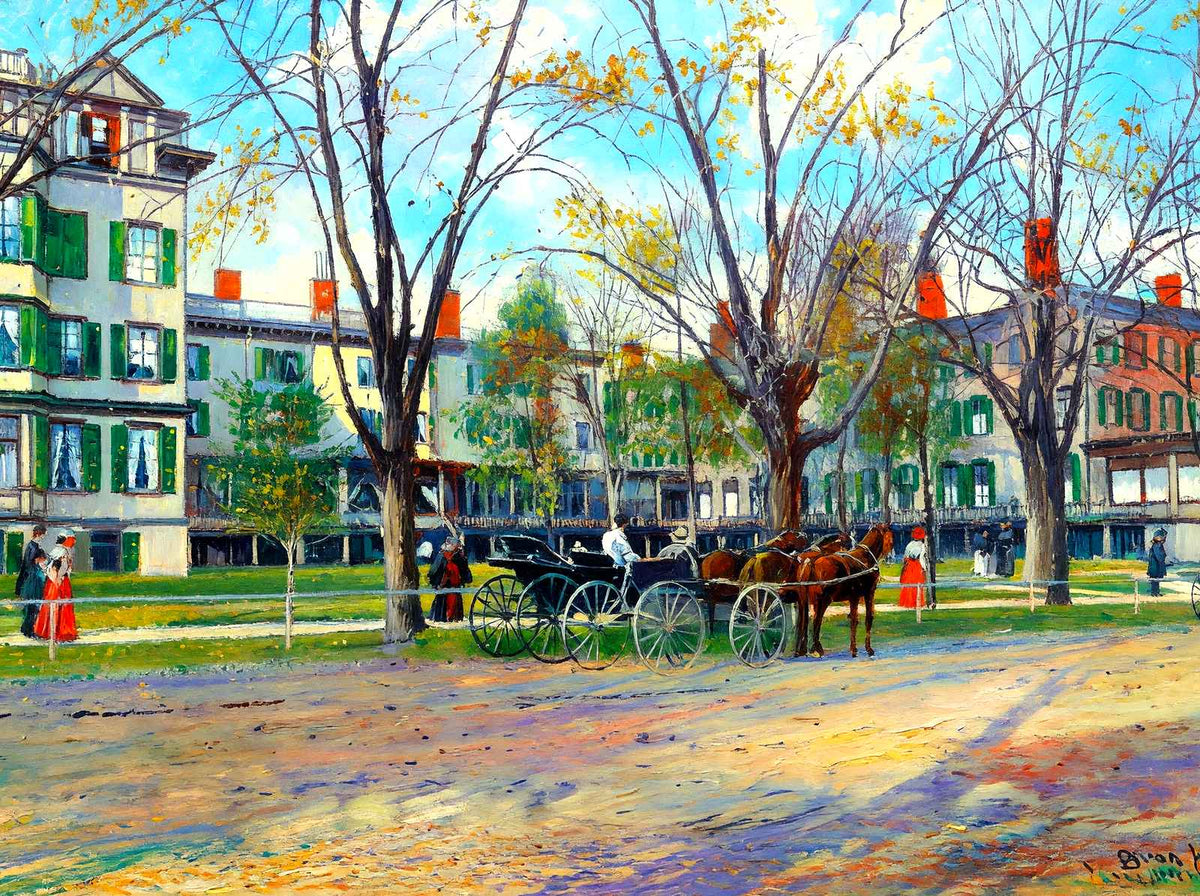 Laurel House, Lakewood, NJ in 1905 painting