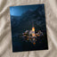 Small Town on Lake in Alps by Enis Can Ceyhan Photo Print Wall Decor