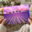 Beautiful Lavender Field in France Photo Print Wall Decor