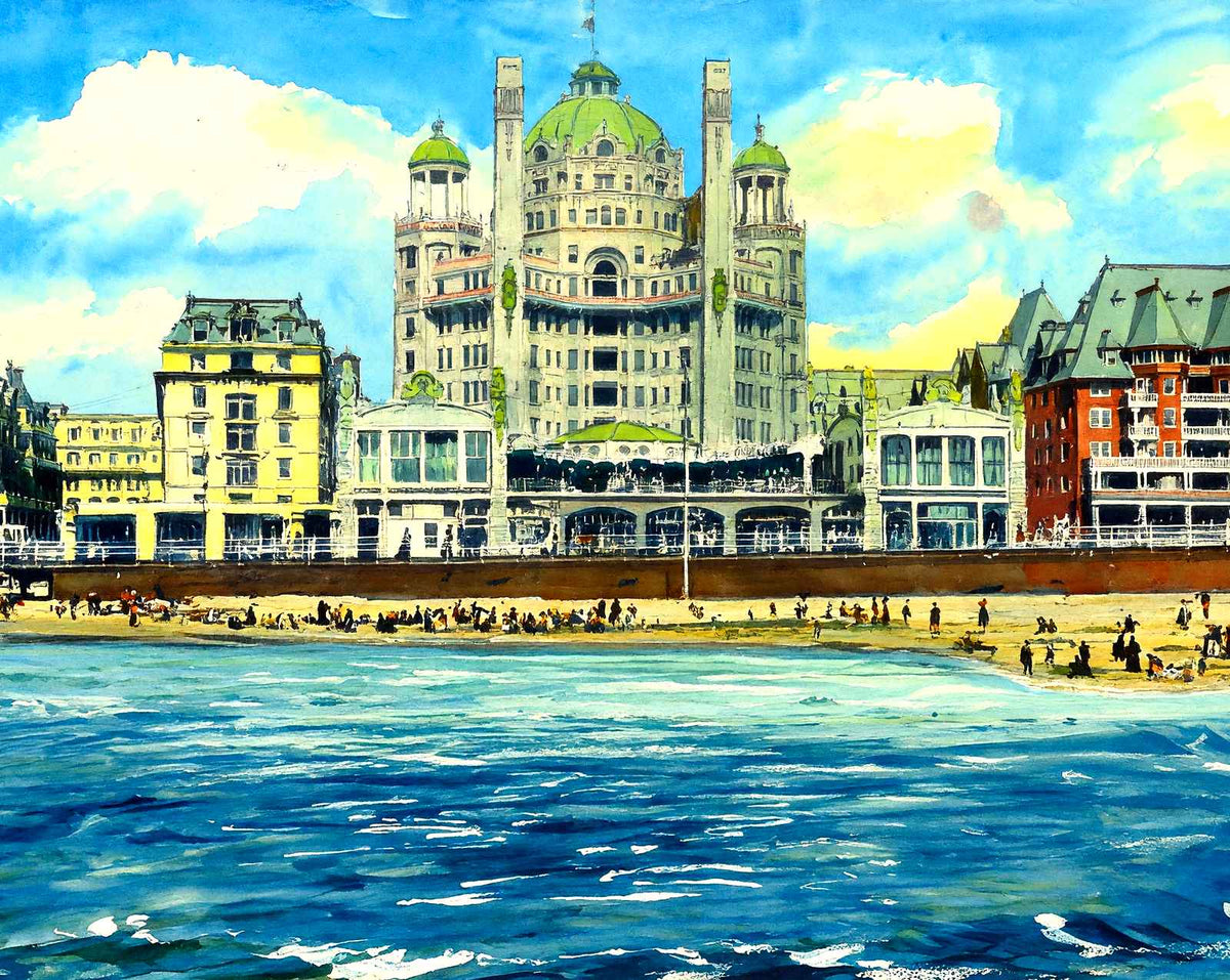 Marlborough-Blenheim Hotel, Atlantic City, NJ art print