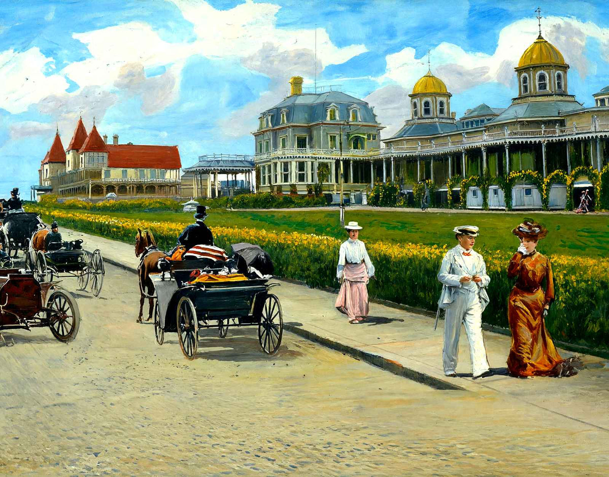 Pennsylvania Club House, Long Branch, NJ art print