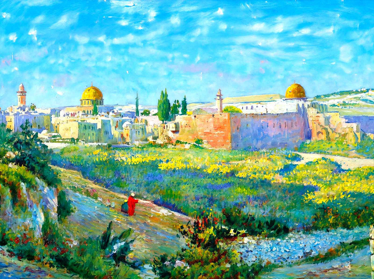 Jerusalem, Palestine art print