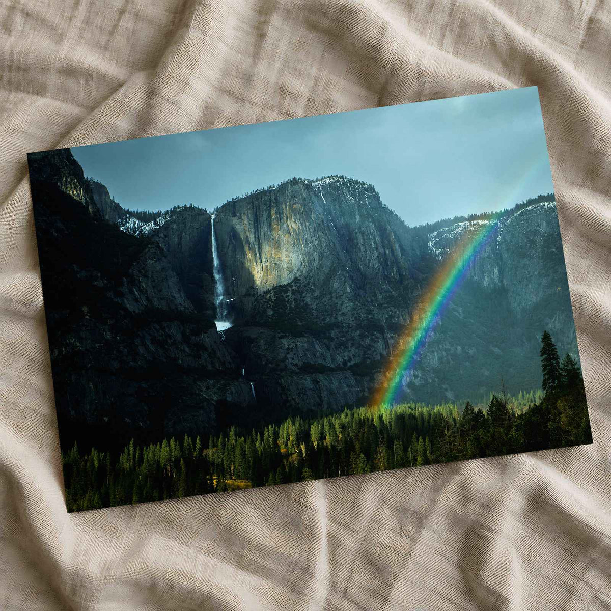Yosemite National Park Rainbow by Casey Horner Photo Print Wall Decor