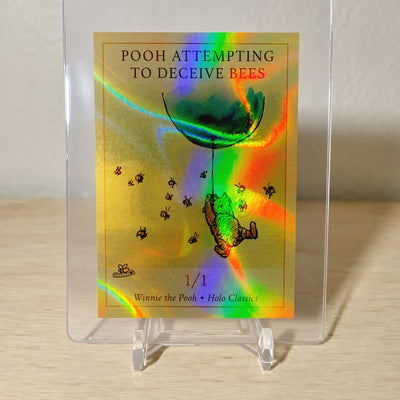 1/1 Pooh Card Deceive Bees 1926 Winnie-the-Pooh Book 2026 GleeBeeCo Liquid Gold