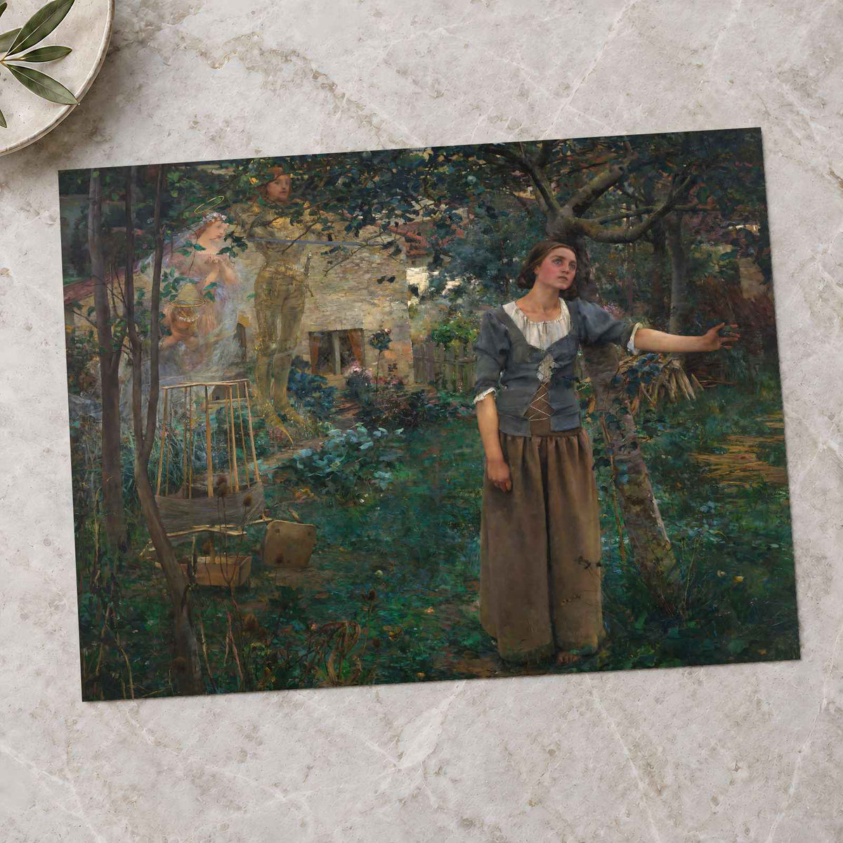 Joan of Arc painting print by Jules Bastien-Lepage (1879)