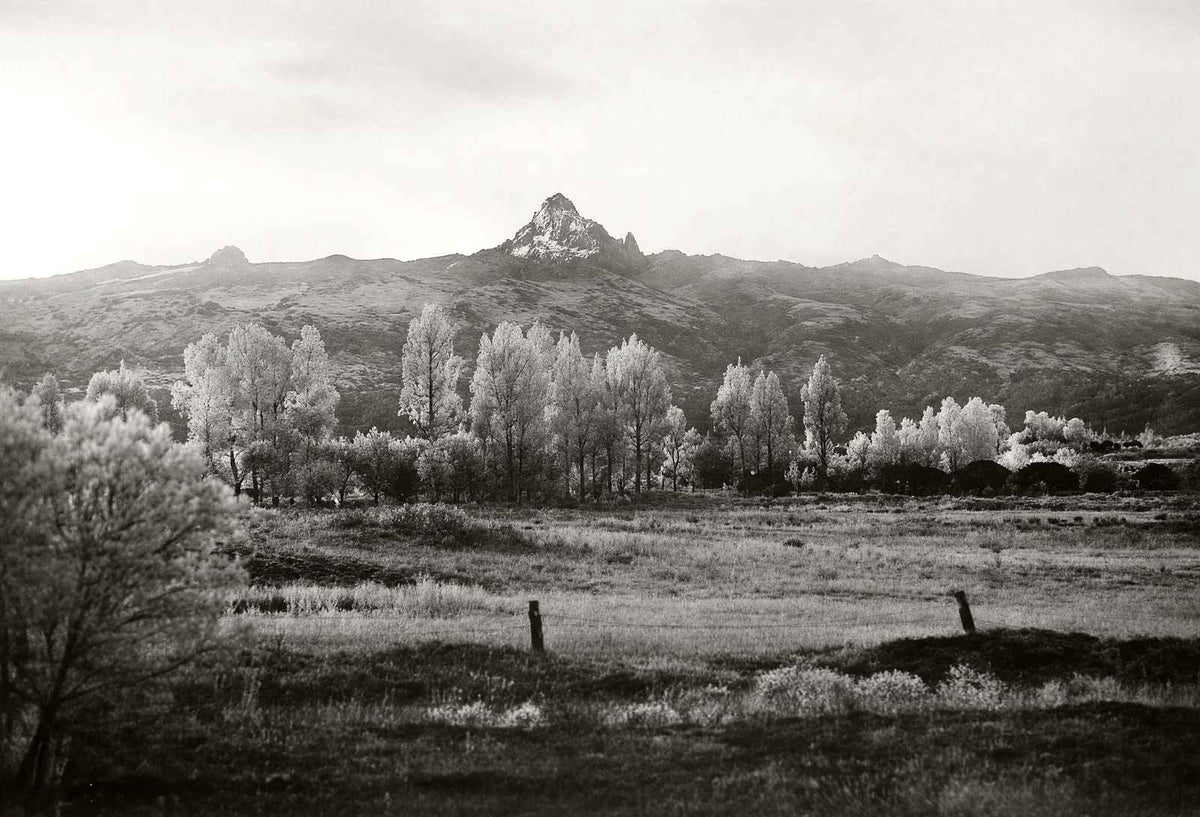 Mount Kenya from 40 Miles in 1937 restored photo print