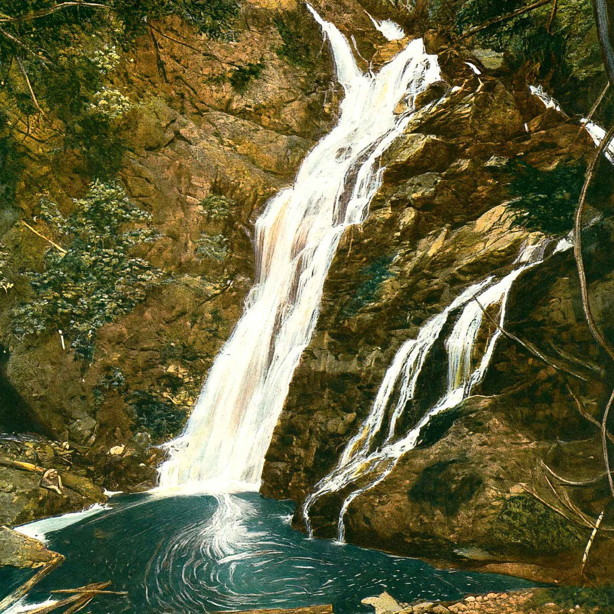 Black River Falls, Superior, WI in 1906 vintage print