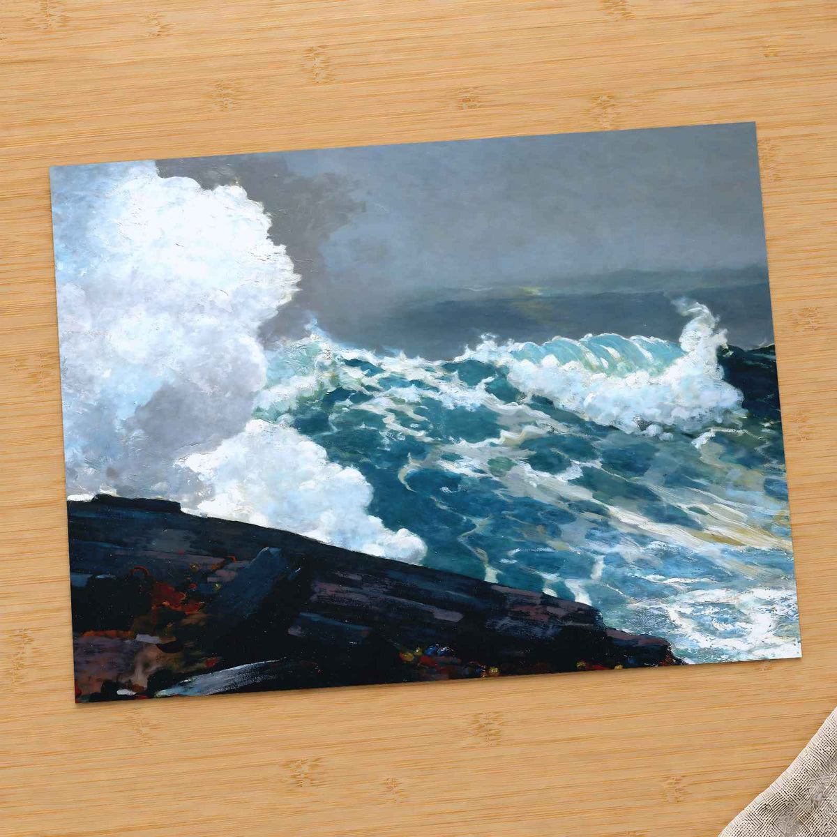 Northeaster art print by Winslow Homer (1895)