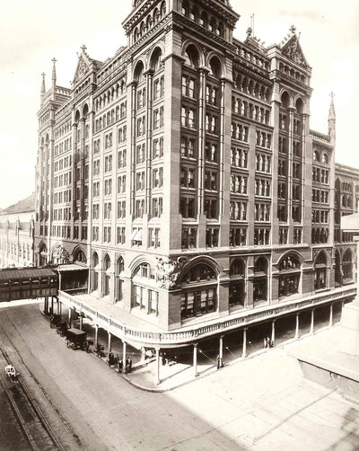 Pennsylvania RR Depot, Philadelphia PA 1904 photo print
