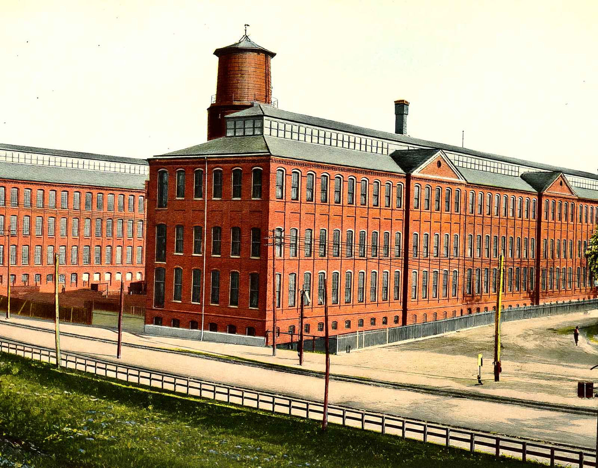 Adelaide Silk Mills, Allentown, PA 1907 vintage print