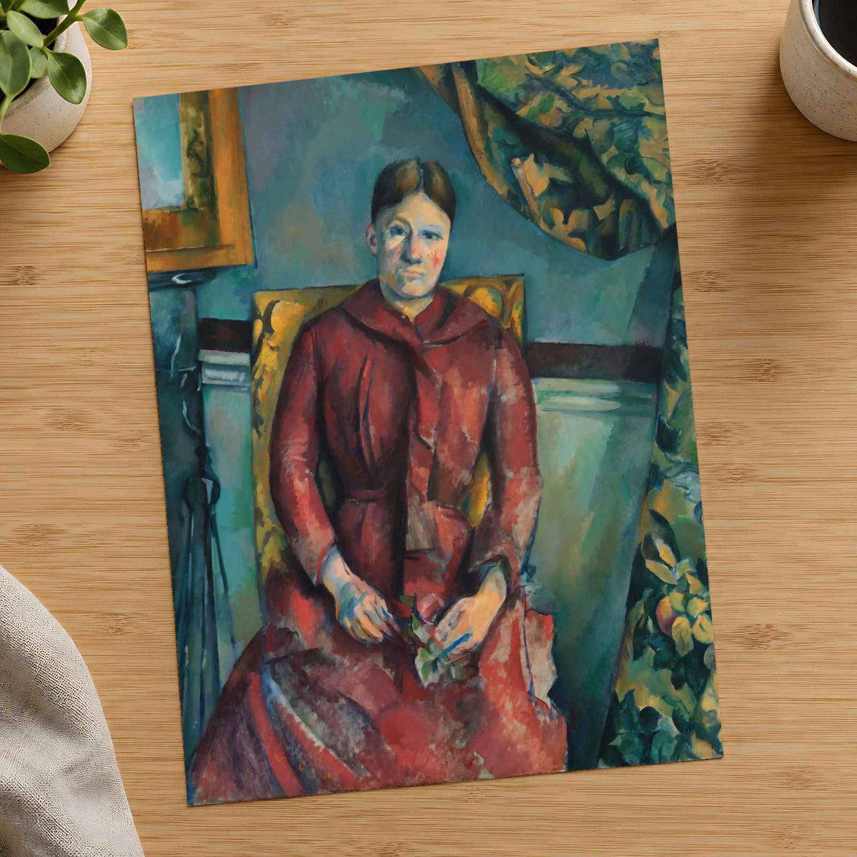 Madame Cézanne art print by Paul Cézanne (1888)