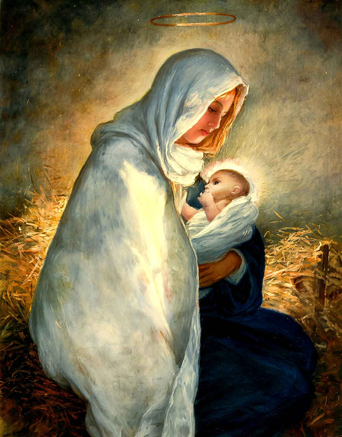A Peaceful Christmas in 1910 art print