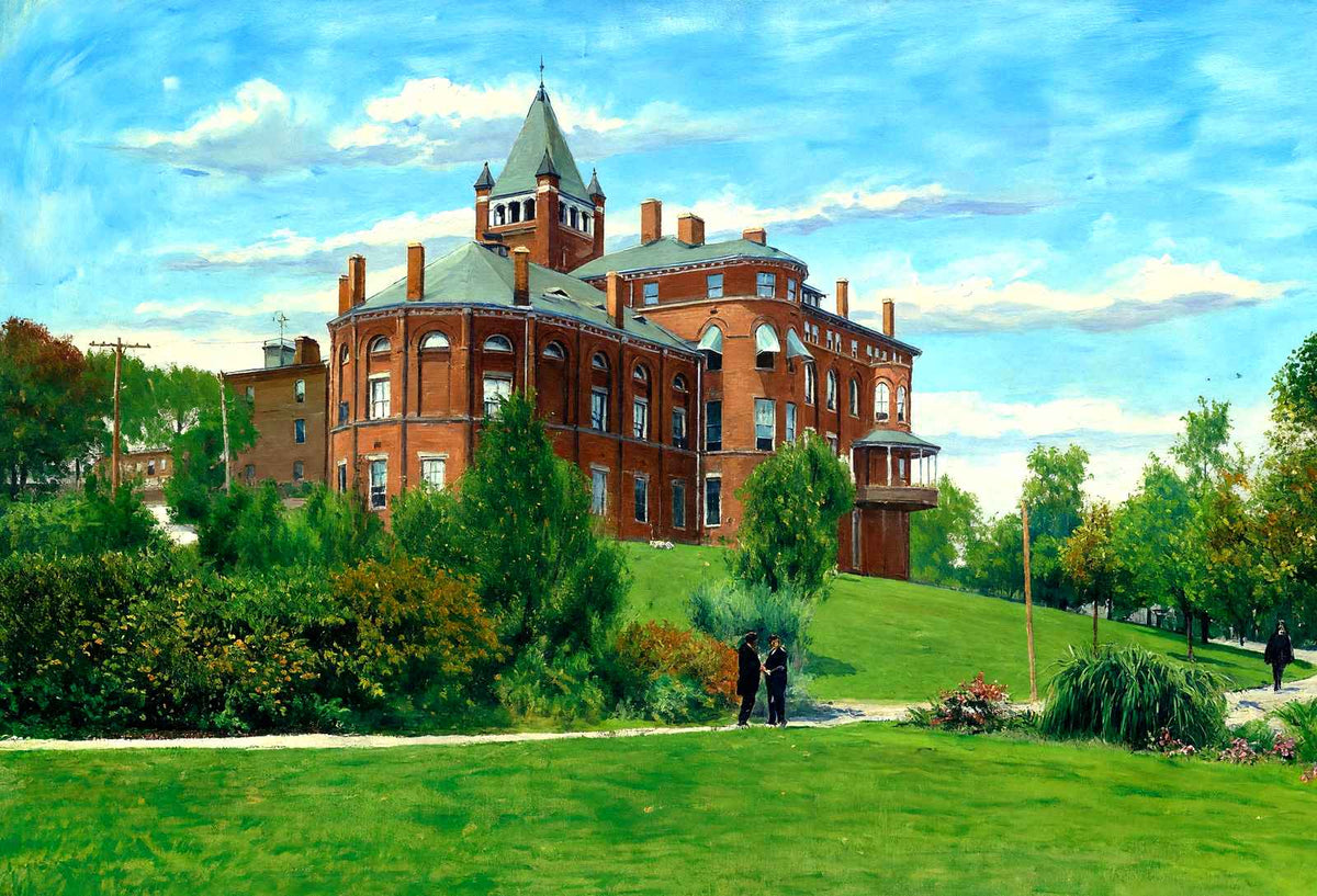 Science Hall, UT Knoxville, TN in 1907 art print
