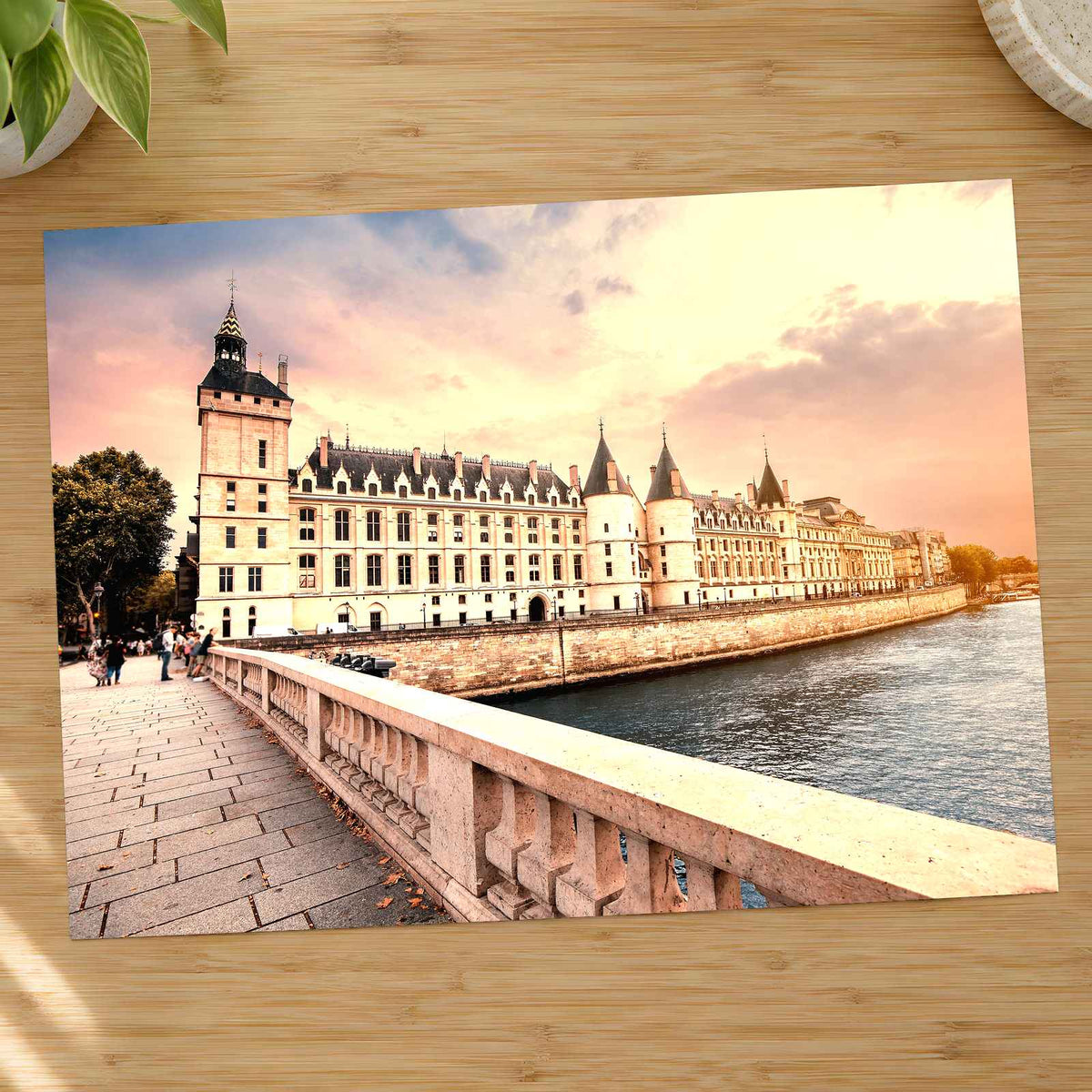 Conciergerie, River Seine in Paris Photo Print Wall Decor