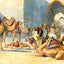 Caravan Resting at the Gate, Jerusalem art print