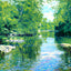 Swannanoa River, Asheville, NC in 1907 art print